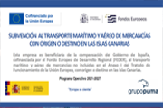 Subvención al transporte marítimo y aéreo de mercancías con origen o destino en las Islas Canarias